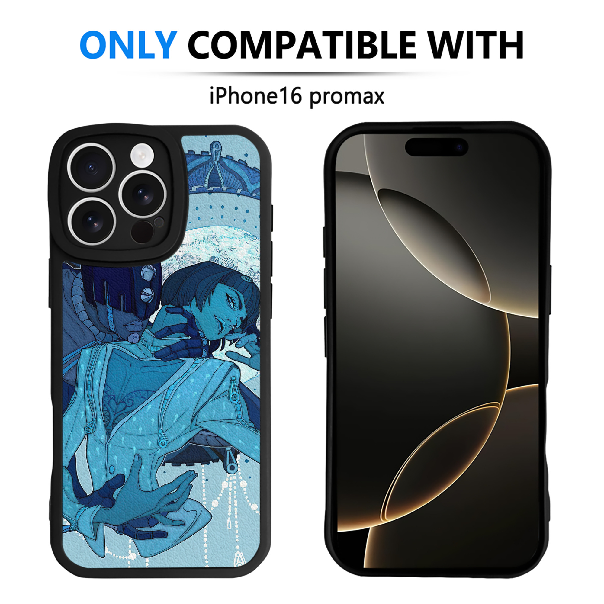 （画像用） ジョジョの奇妙な冒険 JoJo's Bizarre Adventure 【iPhone 16シリーズ対応】シリコンスマホケース（レザー調） 材質：シリコン